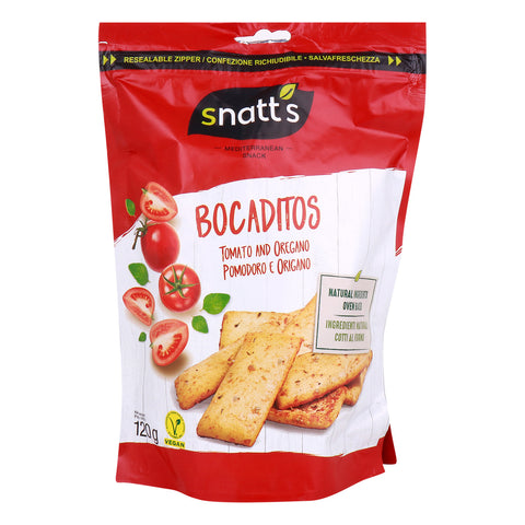 GETIT.QA- Qatar’s Best Online Shopping Website offers SNATT'S MEDITERRANEAN SNACKS WITH TOMATO AND OREGANO 120G at the lowest price in Qatar. Free Shipping & COD Available!