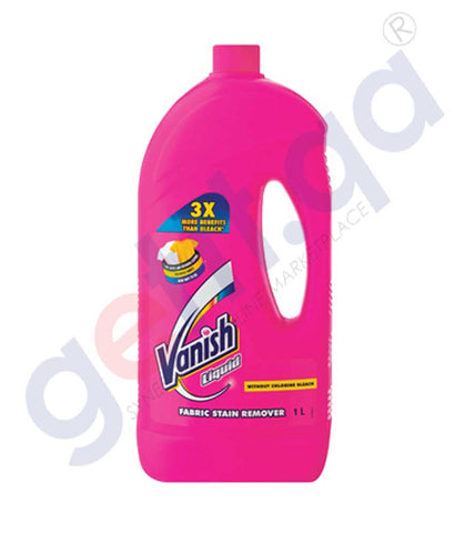 BUY VANISH LIQUID PINK 1LTR IN QATAR | HOME DELIVERY WITH COD ON ALL ORDERS ALL OVER QATAR FROM GETIT.QA