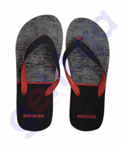Buy Breaker Men Slipper SRF18M508 Black Online Doha Qatar