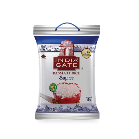 GETIT.QA- Qatar’s Best Online Shopping Website offers INDIA GATE SUPER BASMATI RICE 5KG at the lowest price in Qatar. Free Shipping & COD Available!