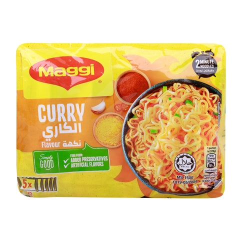 GETIT.QA- Qatar’s Best Online Shopping Website offers MAGGI 2 MINUTES CURRY NOODLES 5 X 79G at the lowest price in Qatar. Free Shipping & COD Available!