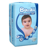 GETIT.QA- Qatar’s Best Online Shopping Website offers SANITA BAMBI BABY DIAPER REGULAR PACK SIZE-- 4 LARGE-- 8-16 KG-- 13 PCS at the lowest price in Qatar. Free Shipping & COD Available!