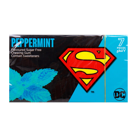 GETIT.QA- Qatar’s Best Online Shopping Website offers SUPERMAN SUGAR FREE BUBBLE GUM PEPPERMINT-- 14.5 G at the lowest price in Qatar. Free Shipping & COD Available!