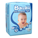 GETIT.QA- Qatar’s Best Online Shopping Website offers SANITA BAMBI BABY DIAPER REGULAR PACK SIZE-- 3 MEDIUM-- 6-11 KG-- 15 PCS at the lowest price in Qatar. Free Shipping & COD Available!