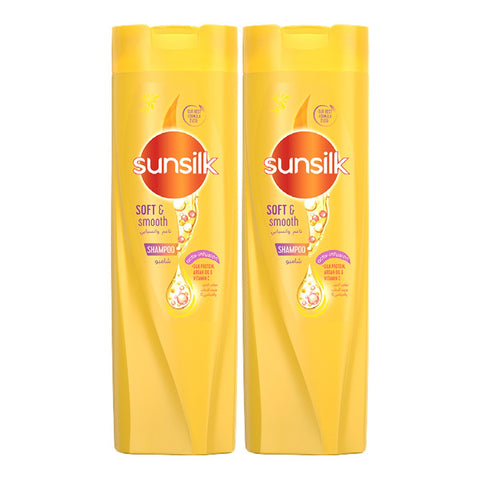 GETIT.QA- Qatar’s Best Online Shopping Website offers SUNSILK SOFT & SMOOTH SHAMPOO 2 X 350 ML at the lowest price in Qatar. Free Shipping & COD Available!