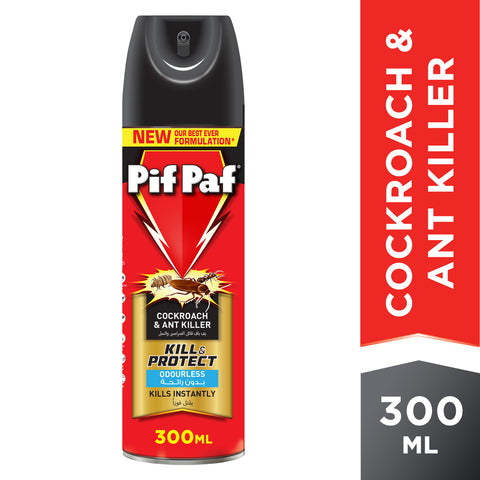 GETIT.QA- Qatar’s Best Online Shopping Website offers PIF PAF POWER GUARD CRAWLING INSECT KILLER ODOURLESS 300 ML at the lowest price in Qatar. Free Shipping & COD Available!