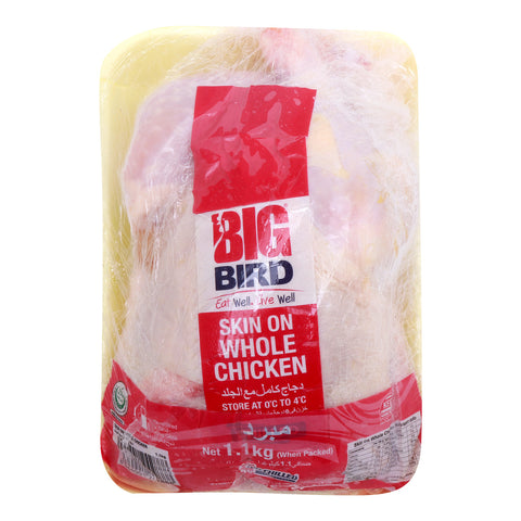 GETIT.QA- Qatar’s Best Online Shopping Website offers Big Bird Skin On Fresh Whole Chicken 1.1 kg at lowest price in Qatar. Free Shipping & COD Available!