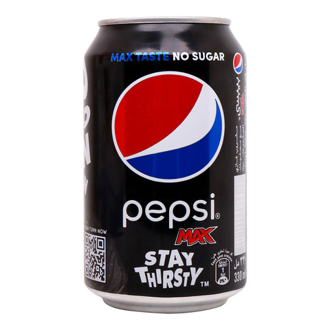 GETIT.QA- Qatar’s Best Online Shopping Website offers PEPSI MAX NO SUGAR SOFT DRINK-- 330 ML at the lowest price in Qatar. Free Shipping & COD Available!