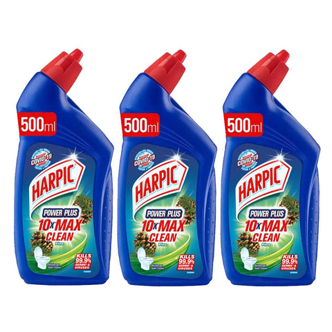 GETIT.QA- Qatar’s Best Online Shopping Website offers HARPIC LIQUID TOILET CLEANER PINE 3 X 500 ML at the lowest price in Qatar. Free Shipping & COD Available!
