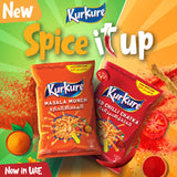 GETIT.QA- Qatar’s Best Online Shopping Website offers KURKURE CHILLI CHATKA FLAVOUR CRISPY SPICY PUFFED CORN SNACKS 90 G at the lowest price in Qatar. Free Shipping & COD Available!
