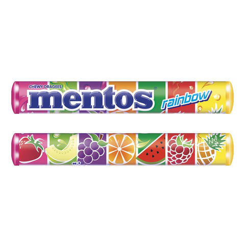 GETIT.QA- Qatar’s Best Online Shopping Website offers MENTOS RAINBOW CHEWY CANDY 37 G at the lowest price in Qatar. Free Shipping & COD Available!