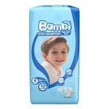 GETIT.QA- Qatar’s Best Online Shopping Website offers SANITA BAMBI BABY DIAPER REGULAR PACK SIZE 6 XX-LARGE 16+KG 10 PCS at the lowest price in Qatar. Free Shipping & COD Available!