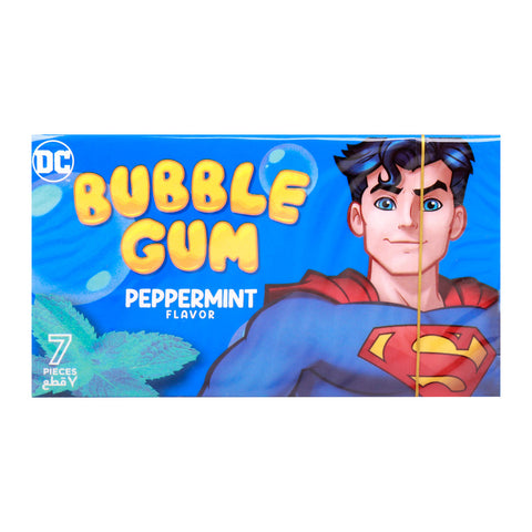 GETIT.QA- Qatar’s Best Online Shopping Website offers SUPERMAN BUBBLE GUM PEPPERMINT-- 14.5 G at the lowest price in Qatar. Free Shipping & COD Available!