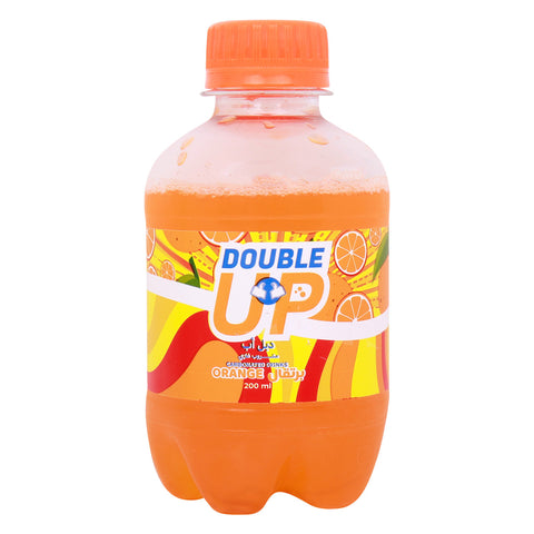 GETIT.QA- Qatar’s Best Online Shopping Website offers DOUBLE UP ORANGE PET BOTTLE CARBONATED DRINKS 200 ML at the lowest price in Qatar. Free Shipping & COD Available!