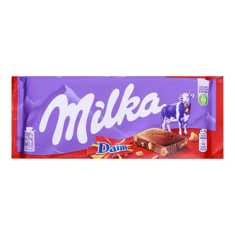 GETIT.QA- Qatar’s Best Online Shopping Website offers MILKA DAIM CHOCOLATE-- 100 G at the lowest price in Qatar. Free Shipping & COD Available!