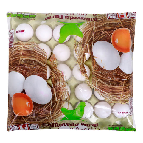 GETIT.QA- Qatar’s Best Online Shopping Website offers ALRAWDA FARM WHITE EGG-- 30 PCS at the lowest price in Qatar. Free Shipping & COD Available!