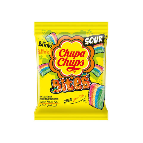 GETIT.QA- Qatar’s Best Online Shopping Website offers CHUPA CHUPS SOUR BITES MIXED FRUIT JELLIES 24.2 G at the lowest price in Qatar. Free Shipping & COD Available!