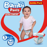 GETIT.QA- Qatar’s Best Online Shopping Website offers SANITA BAMBI BABY DIAPER PANTS SIZE 5 EXTRA LARGE 12-18 KG 44 PCS at the lowest price in Qatar. Free Shipping & COD Available!
