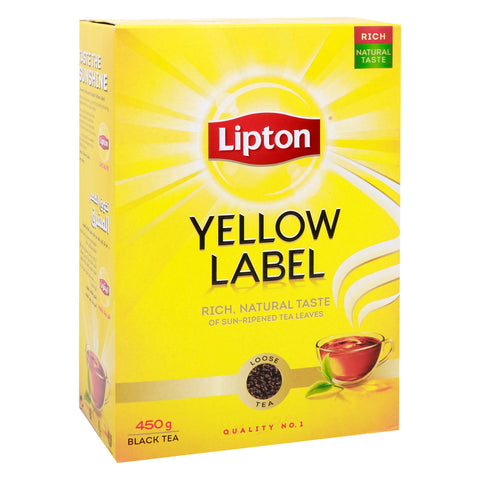 GETIT.QA- Qatar’s Best Online Shopping Website offers LIPTON YELLOW LABEL BLACK TEA DUST 450G at the lowest price in Qatar. Free Shipping & COD Available!