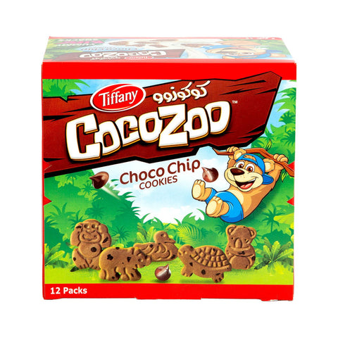 GETIT.QA- Qatar’s Best Online Shopping Website offers TIFFANY COCOZOO CHOCO CHIPS COOKIES 12 X 26 G at the lowest price in Qatar. Free Shipping & COD Available!