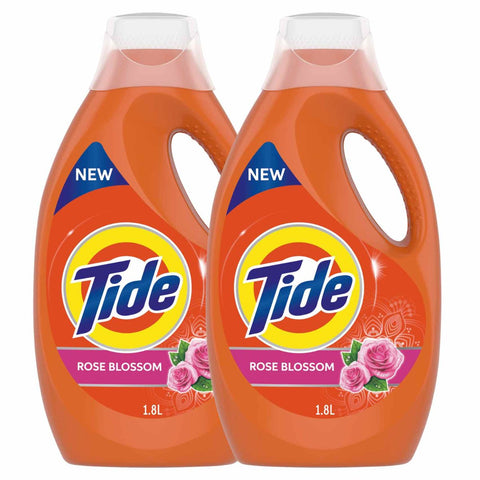 GETIT.QA- Qatar’s Best Online Shopping Website offers TIDE AUTOMATIC POWER GEL-- ROSE BLOSSOM SCENT-- 2 X 1.8 LITRES at the lowest price in Qatar. Free Shipping & COD Available!
