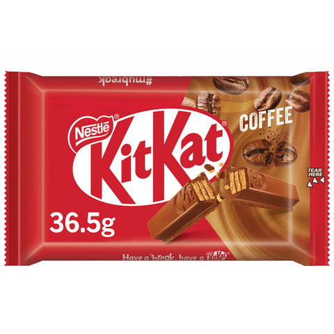 GETIT.QA- Qatar’s Best Online Shopping Website offers NESTLE KITKAT 4 FINGER COFFEE CHOCOLATE WAFER 36.5 G at the lowest price in Qatar. Free Shipping & COD Available!