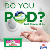 GETIT.QA- Qatar’s Best Online Shopping Website offers ARIEL ALL IN 1 PODS WASHING LIQUID CAPSULES WITH TOUCH OF FRESHNESS DOWNY VALUE PACK 15 PCS at the lowest price in Qatar. Free Shipping & COD Available!