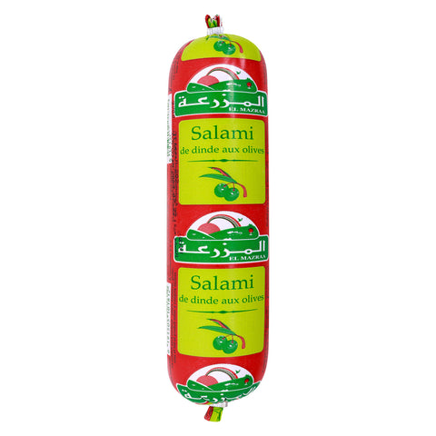 GETIT.QA- Qatar’s Best Online Shopping Website offers EL MAZRAA CHICKEN SALAMI OLIVES-- 200 G at the lowest price in Qatar. Free Shipping & COD Available!