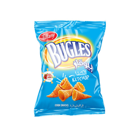 GETIT.QA- Qatar’s Best Online Shopping Website offers TIFFANY BUGLES KETCHUP CORN SNACKS 10.5 G at the lowest price in Qatar. Free Shipping & COD Available!