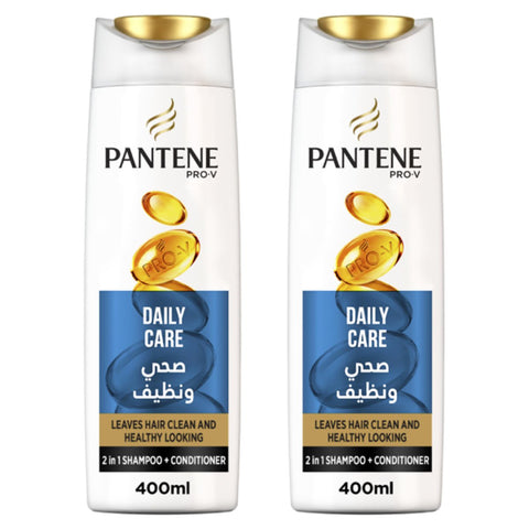 GETIT.QA- Qatar’s Best Online Shopping Website offers PANTENE PRO-V DAILY CARE 2IN1 SHAMPOO 2 X 400 ML at the lowest price in Qatar. Free Shipping & COD Available!