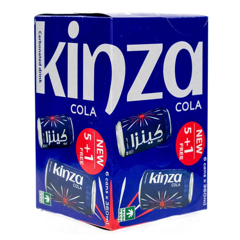 GETIT.QA- Qatar’s Best Online Shopping Website offers KINZA CARBONATED DRINK COLA 6 X 360 ML at the lowest price in Qatar. Free Shipping & COD Available!
