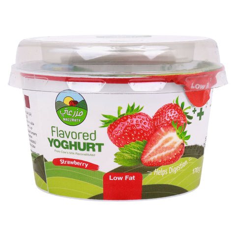 GETIT.QA- Qatar’s Best Online Shopping Website offers MAZZRATY STRAWBERRY FLAVORED YOGHURT 170 G at the lowest price in Qatar. Free Shipping & COD Available!