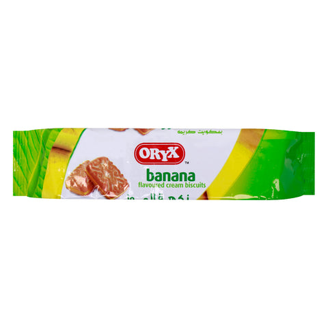 Oryx Banana Flavoured Cream Biscuit 82 g