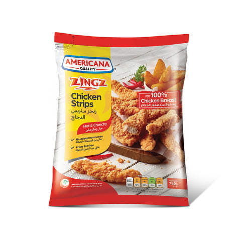 GETIT.QA- Qatar’s Best Online Shopping Website offers AMERICANA SPICY CHICKEN STRIPS 750 G at the lowest price in Qatar. Free Shipping & COD Available!