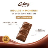 GETIT.QA- Qatar’s Best Online Shopping Website offers GALAXY MINIS SMOOTH MILK CHOCOLATE BAR 13 PCS 2 X 162.5 G at the lowest price in Qatar. Free Shipping & COD Available!