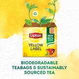 GETIT.QA- Qatar’s Best Online Shopping Website offers LIPTON YELLOW LABEL BLACK TEA 25 TEABAGS at the lowest price in Qatar. Free Shipping & COD Available!