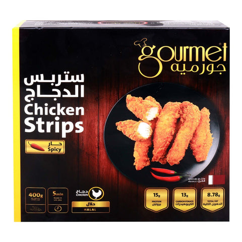 GETIT.QA- Qatar’s Best Online Shopping Website offers GOURMET CHICKEN STRIPS SPICY 400G at the lowest price in Qatar. Free Shipping & COD Available!