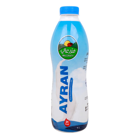 GETIT.QA- Qatar’s Best Online Shopping Website offers MAZZRATY AYRAN LABAN DRINK-- 1 LITRE at the lowest price in Qatar. Free Shipping & COD Available!