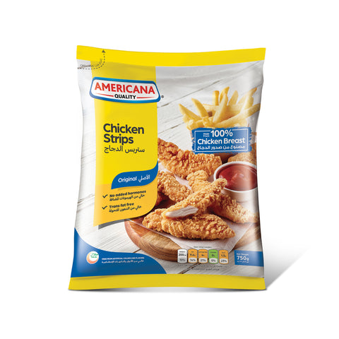 GETIT.QA- Qatar’s Best Online Shopping Website offers AMERICANA PLAIN CHICKEN STRIPS 750 G at the lowest price in Qatar. Free Shipping & COD Available!