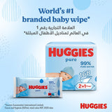 GETIT.QA- Qatar’s Best Online Shopping Website offers HUGGIES PURE BABY WIPES-- 99% PURE WATER WIPES-- 56 PCS at the lowest price in Qatar. Free Shipping & COD Available!