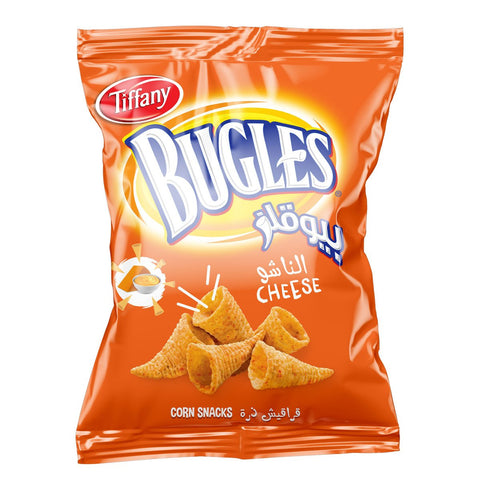 GETIT.QA- Qatar’s Best Online Shopping Website offers TIFFANY BUGLES CHEESE CORN SNACKS 125 G at the lowest price in Qatar. Free Shipping & COD Available!