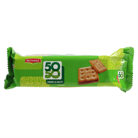 GETIT.QA- Qatar’s Best Online Shopping Website offers Britannia 50-50 Biscuits 71 g at lowest price in Qatar. Free Shipping & COD Available!