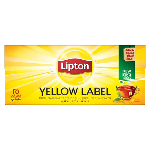 Lipton Yellow Label Black Tea 25 Teabags