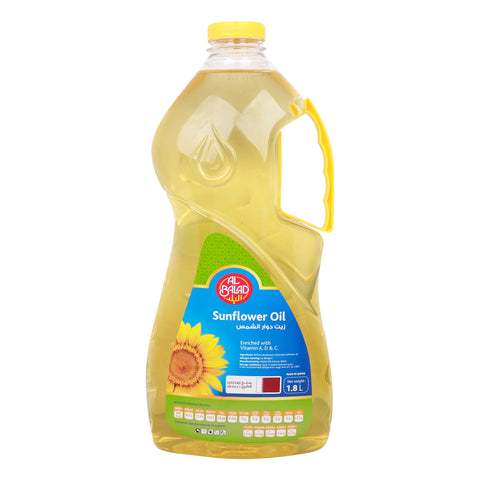 GETIT.QA- Qatar’s Best Online Shopping Website offers AL BALAD SUNFLOWER OIL-- 1.8 LITRES at the lowest price in Qatar. Free Shipping & COD Available!