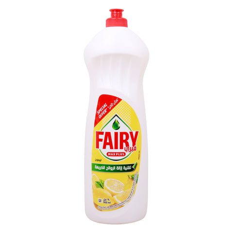 GETIT.QA- Qatar’s Best Online Shopping Website offers Fairy Max Plus Lemon Dishwashing Liquid Value Pack 900 ml at lowest price in Qatar. Free Shipping & COD Available!