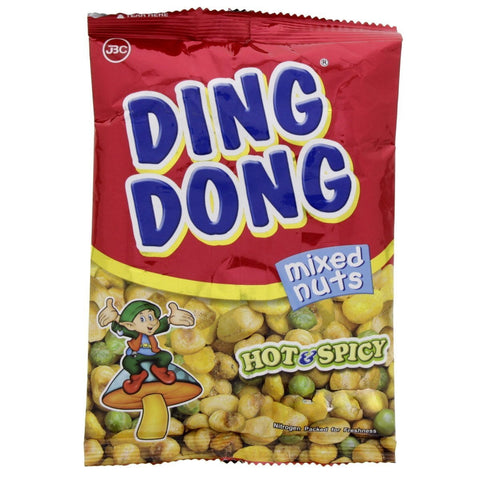 GETIT.QA- Qatar’s Best Online Shopping Website offers Ding Dong Hot & Spicy Mixed Nuts 95 g at lowest price in Qatar. Free Shipping & COD Available!