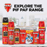 GETIT.QA- Qatar’s Best Online Shopping Website offers PIF PAF POWER GUARD CRAWLING INSECT KILLER VALUE PACK 2 X 400 ML at the lowest price in Qatar. Free Shipping & COD Available!