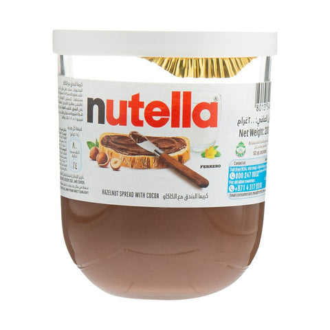 GETIT.QA- Qatar’s Best Online Shopping Website offers NUTELLA HAZELNUT SPREAD WITH COCOA 200 G at the lowest price in Qatar. Free Shipping & COD Available!