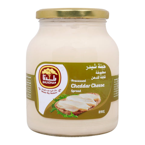 GETIT.QA- Qatar’s Best Online Shopping Website offers BALADNA PROCESSED CHEDDAR CHEESE SPREAD-- 890 G at the lowest price in Qatar. Free Shipping & COD Available!