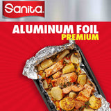 GETIT.QA- Qatar’s Best Online Shopping Website offers SANITA PREMIUM ALUMINUM FOIL 25SQ.FT. SIZE 7.62M X 30CM 1 PC at the lowest price in Qatar. Free Shipping & COD Available!